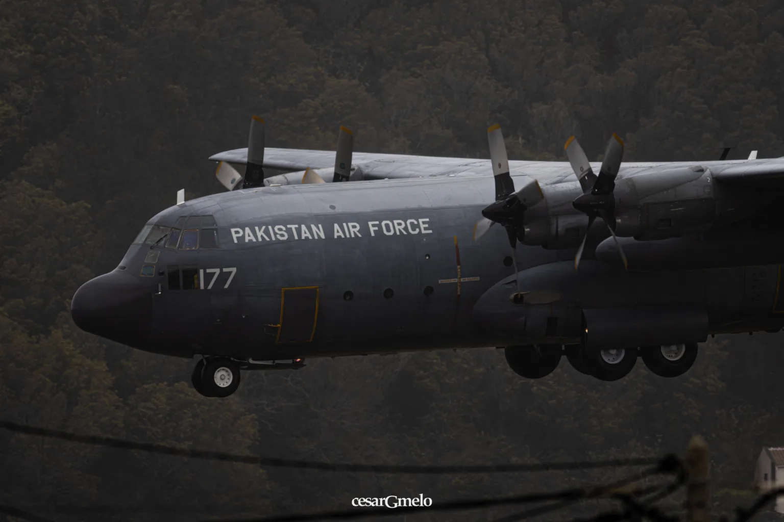 Lockheed C-130E Hercules // Pakistan Air Force // 4177 // LPLA // 13.03.2025