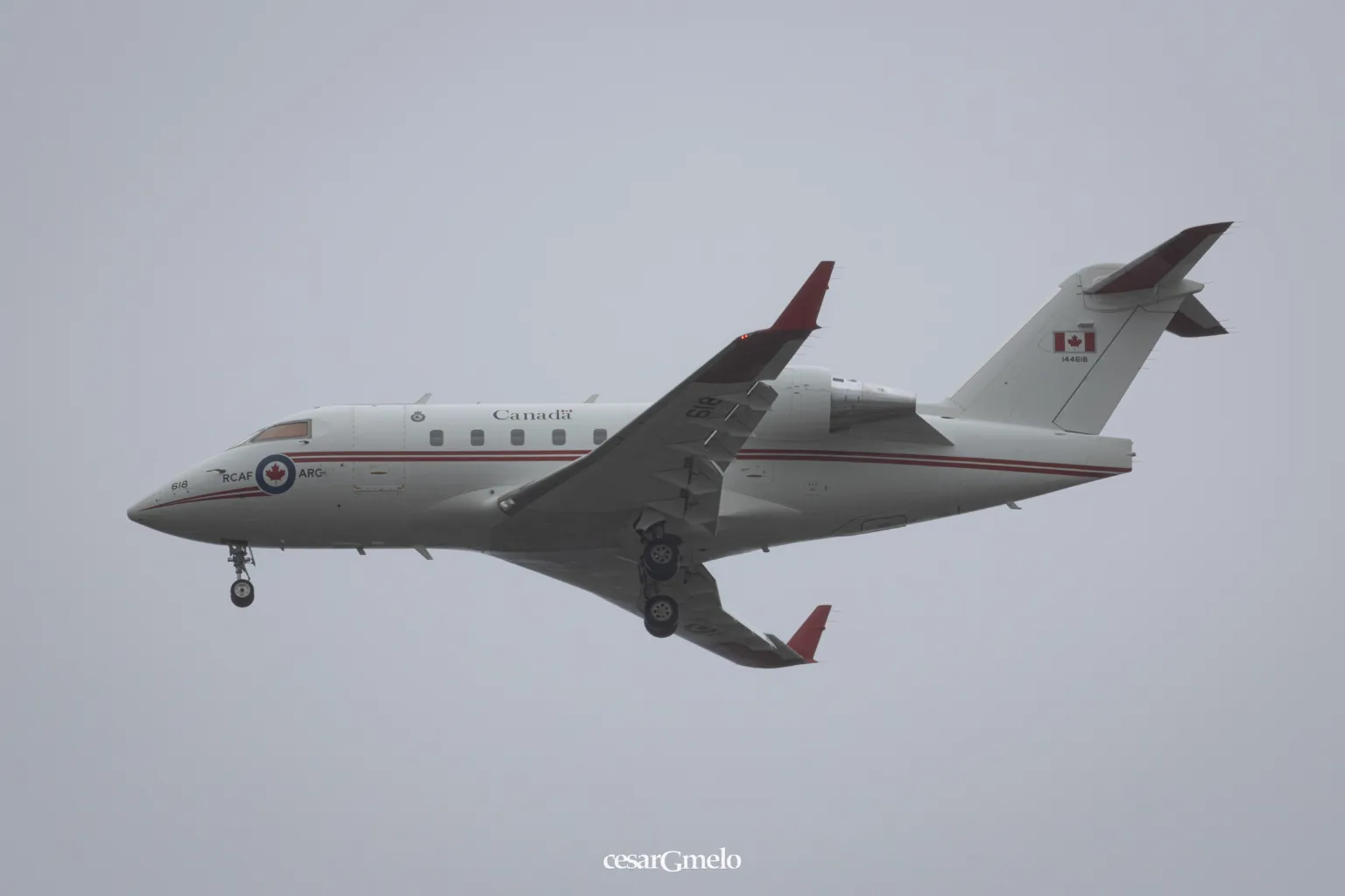 Bombardier CC-144C Challenger 600 // Royal Canadian Air Force // 144618 // LPLA // 08.04.2025