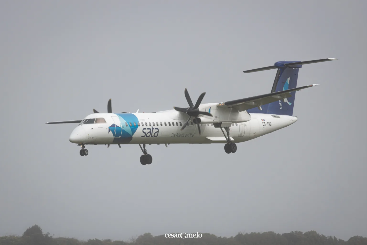 DeHavilland Canada Dash 8-400 // SATA Air Açores // CS-TRD // LPLA // 13.03.2025